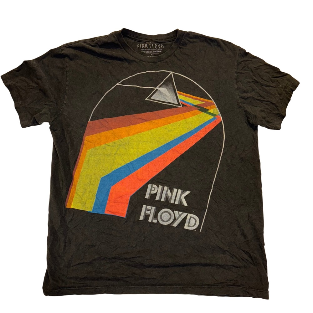 Pink Floyd |‎ 2010 | Dark Side of the Moon | T Shirt | Graphic Tee Black XL